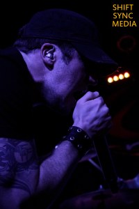 Digital Summer's Lead Vocalist and Front-man on stage at the Ace of Spades in Sacramento, CA 